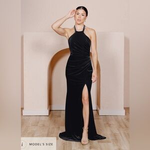 Black Velvet Revelry Dress